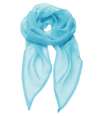 PR740 Premier 'Colours' Chiffon Scarf Turquoise Blue colour image